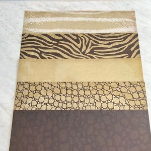 Tan Brown Animal Print 12x12 Scrapbook Paper 15 Sheets